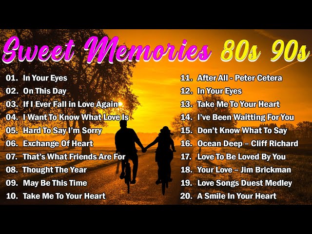 Timeless romantic Love Songs (with Lyrics) | The Best Relaxing Love Songs - Old Love songs 90s 80s