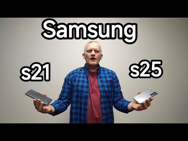 Samsung Galaxy s25 vs s21 Side-by-side camera comparison