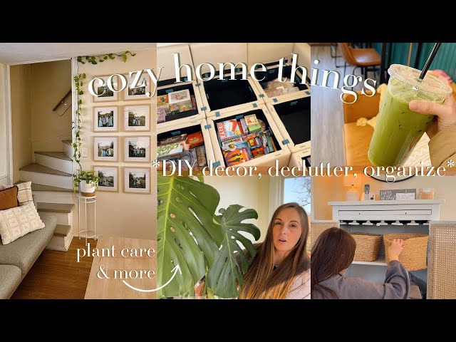 🪴Organize, declutter, DIY home decor, plant care & cozy home things ☕️ and coffee chat!