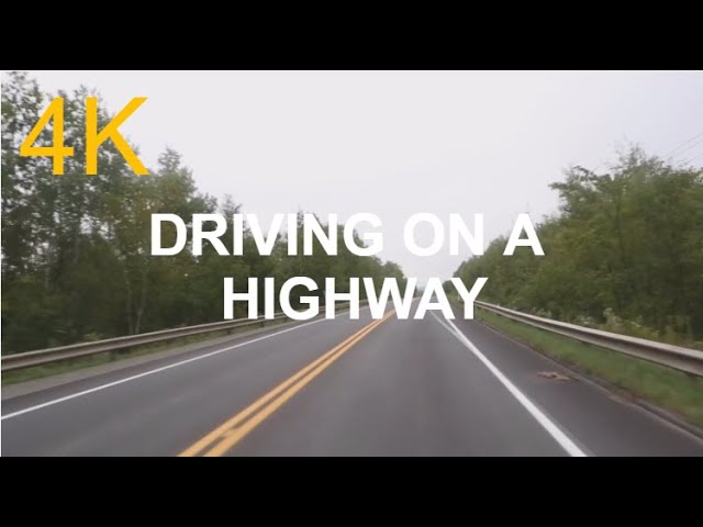 4K 24fps HD Video Driving on a Highway - Free Stock Footage 5_50 min.