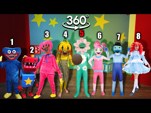 VR 360° NEW Poppy Playtime In Real Life (Roblox Rainbow Friends) 🎶 Friday Night Funkin In Real Life