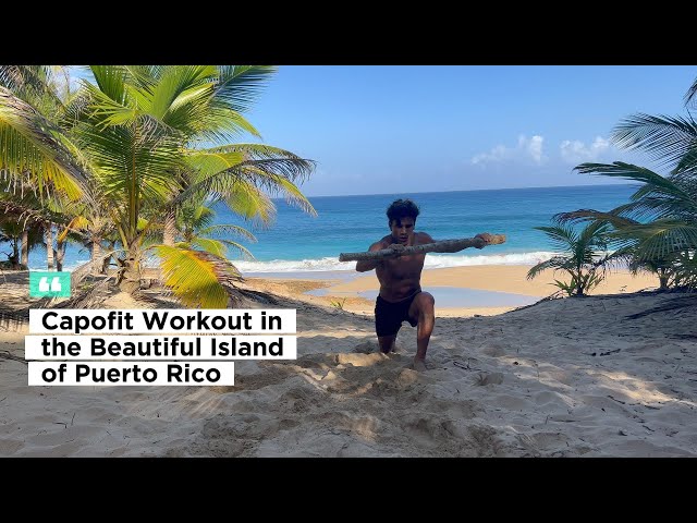 Capofit Beach Workout For Jiu Jitsu | Cobrinha BJJ