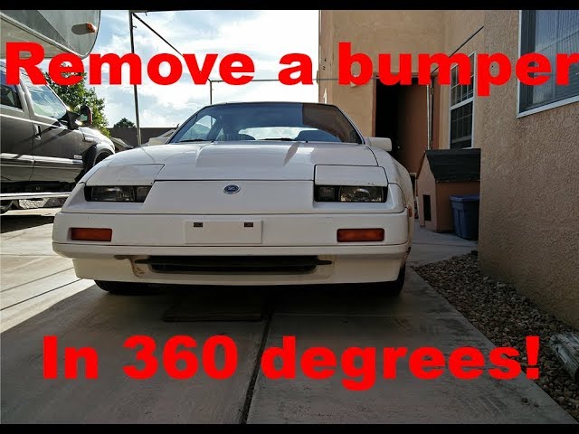 How to remove front bumper in 360 degrees! (300zx Z31)