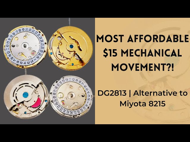 MOST Affordable $15 Chinese DG2813 Automatic Movement | 2025 Mechanical Movement | Miyota 8215