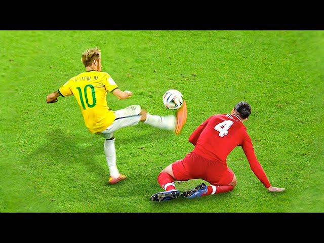 When Neymar decides to put on a show, his opponents feel absolutely crushed!