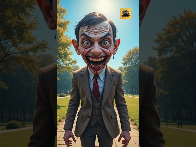 Horror Version of Mr.Bean Characters #scary #creepy #fakesituation