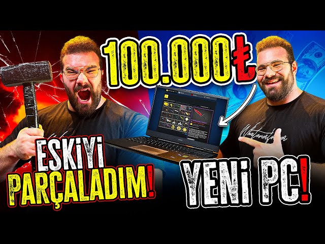 100.000 TL'YE BİLGİSAYAR ALDIM! (ESKİYİ PARÇALADIM!!!)