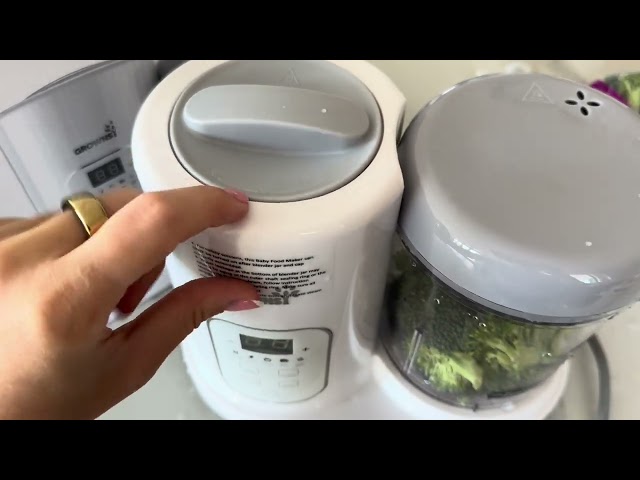 Grownsy Baby Food Maker 2 in 1 Review and Demo