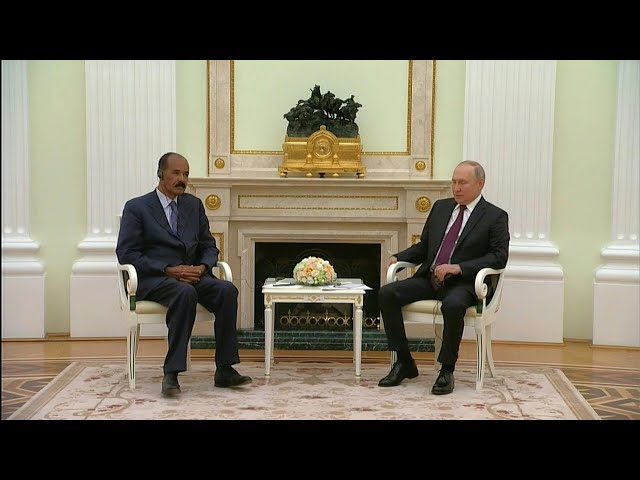 Russian President Putin hosts Eritrean counterpart Isaias Afwerki in Moscow | AFP