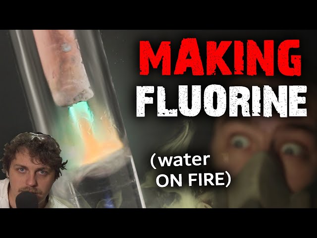 Making FLUORINE GAS in MY GARAGE (feat. @ExplosionsAndFire and @AdvancedTinkering)