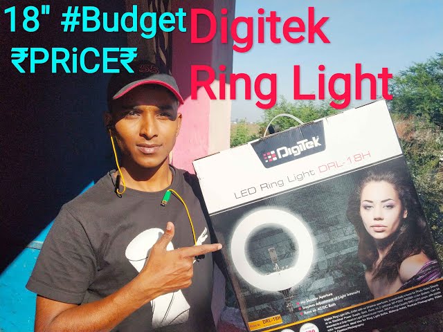 Digitek Ring Light 2020 18"inch Professional LED Light for tiktok, Likee, YouTube Videos