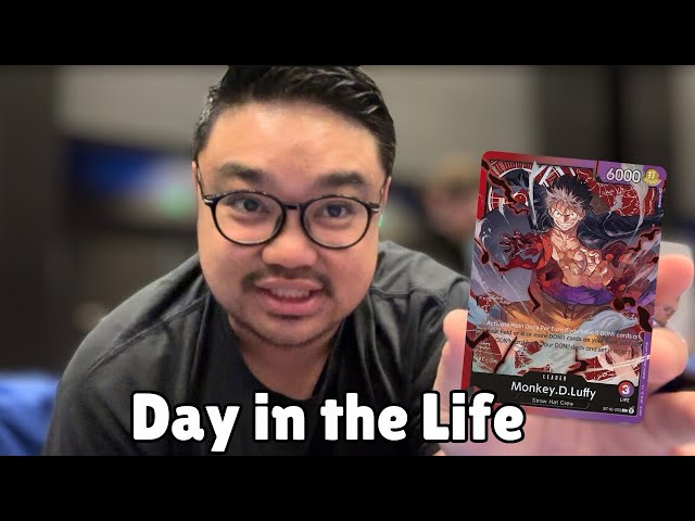 Day in the Life of a One Piece Player | Played RP Luffy in the Pasadena One Piece Regionals!