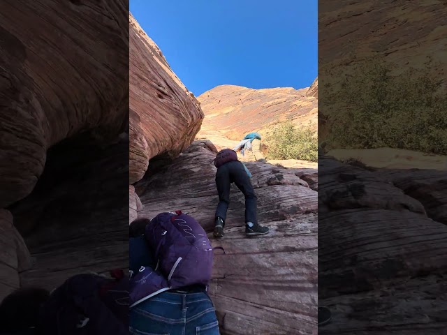 Calico Hills Exploration: Clambering Through Red Rock #Hiking #Scrambling #Climbing #adventure