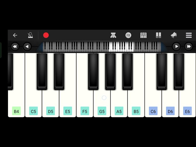 tum hi aana on perfect piano mobile app #perfectpiano #piano