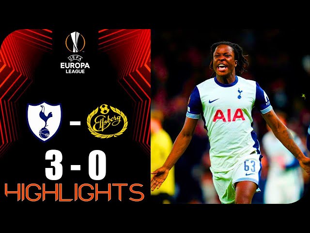 Tottenham vs Elfsborg 3-0 Extended Highlights | UEFA Europa League 2024/25