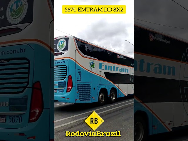 VIAÇÃO EMTRAM COMIL DD 8X2 EURO 6 FERNÃO DIAS KM 40 ATIBAIA SP #shorts #rodoviabraziloficial