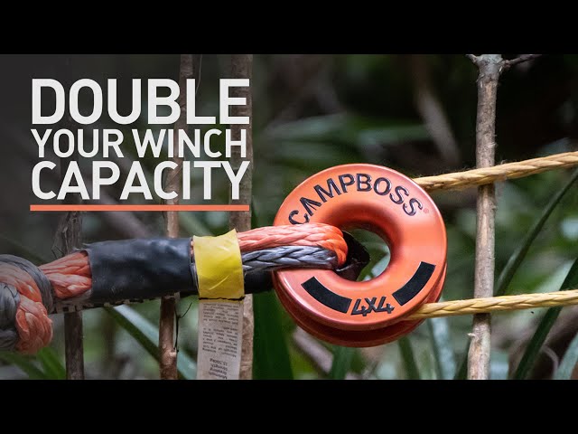 Double the capacity of your winch WITHOUT relying on a heavy snatch block for your 4WD recovery!