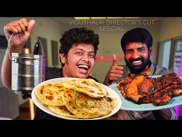 Parotta & Chicken With Soori🔥| ZEE5 Viduthalai Director Cut Special - Irfan's View