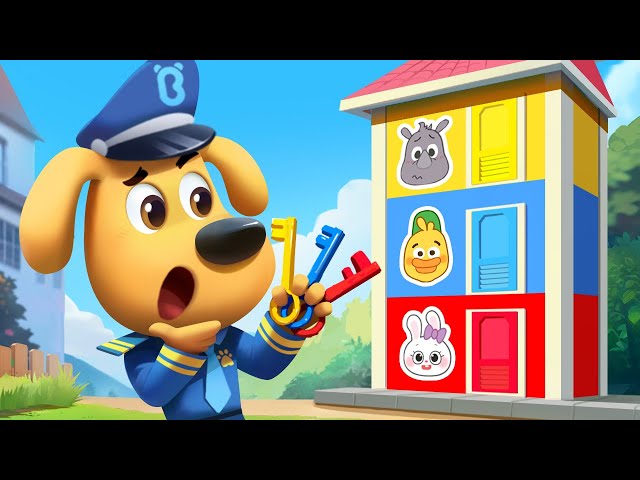 Police Find the Missing Keys | Safety Rules | Funny Stories for Kids | Sheriff Labrador | BabyBus