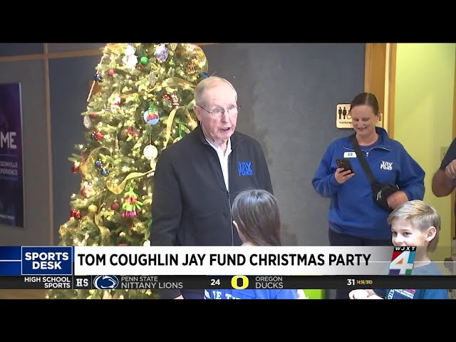 Tom Coughlin Jay Fund continues inspiring at annual Christmas party