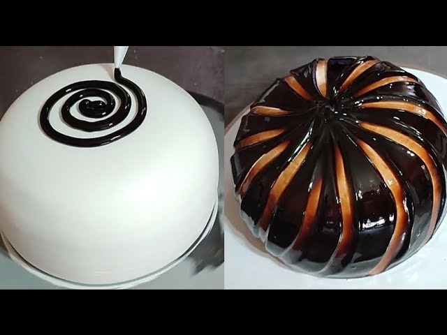 Decorating cakes with simple and beautiful techniques/Chocolate Cake Decorating