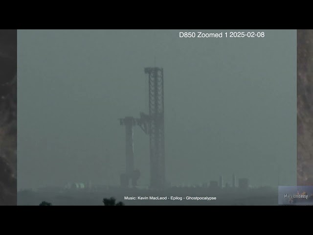 Daily Time Lapse 2025-02-08 SpaceX Starship Progress StarBase TX