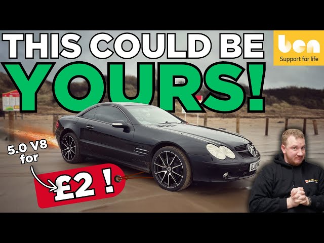 Win A 5.0 V8 Mercedes Benz SL500 for just £2!