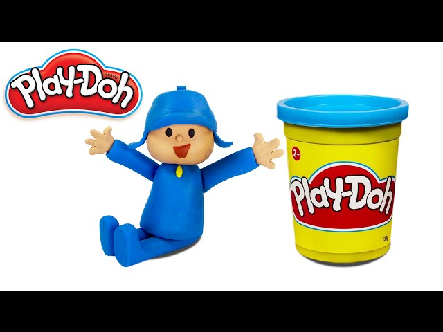 Play Doh Stop Motion Pocoyo App Claymation Olaf Plastilina Disney Tsum Tsum Star Wars BB8