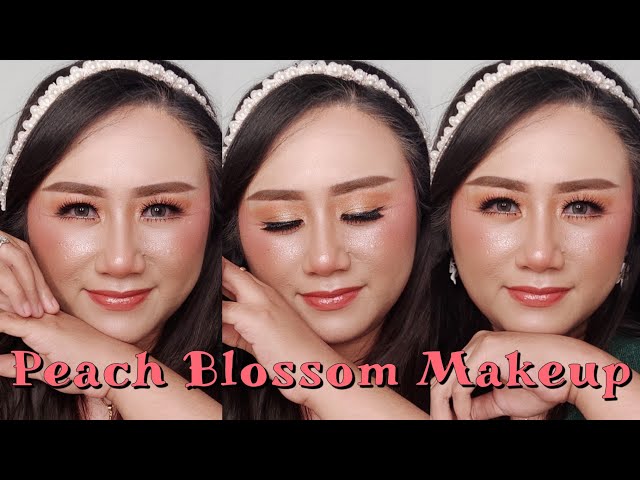 Peach Blossom Makeup Tutorial || Peach Blossom Makeup Look