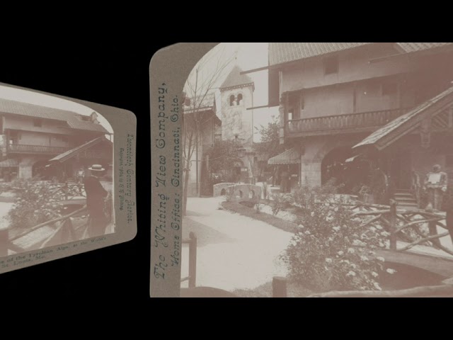 Tyrolean Alps Street Scene, St. Louis World's Fair 1904 (VR 3D still-image)