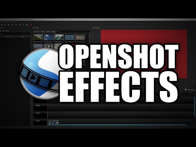 How to add and modify video effects with OpenShot