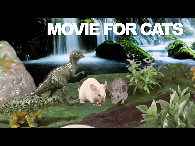 CAT TV - Jurassic Mice!! 🐭 Mouse Video for Cats to Watch 🐭