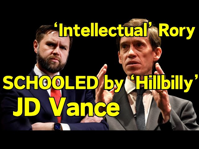 'Hillbilly' JD Vance Triumphs over British 'Intellectual'. 100 years of communism -100 million dead