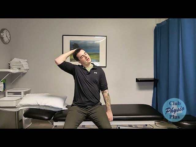 Neck stretches to help with desk workers