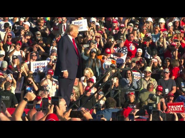 God Bless The USA - Lee Greenwood - Trump Rally - Buttler, PA 10/05/24 4K HDR