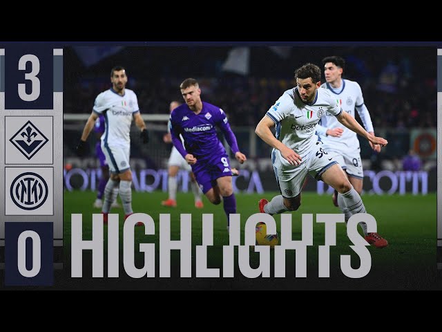 DEFEAT IN FLORENCE 🏟️ | FIORENTINA 3-0 INTER | HIGHLIGHTS | SERIE A 24/25 ⚫🔵🇬🇧