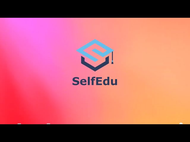 SelfEdu Intro