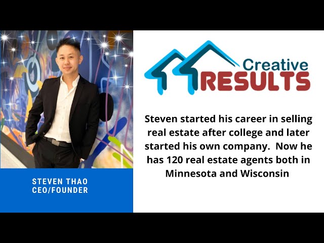 HMONG BUSINESS EP 2:  MEET STEVEN THAO, CEO/FOUNDER OF CREATIVE RESULTS