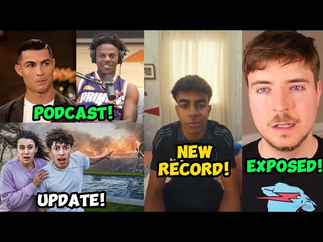 iShowSpeed x Ronaldo Coming Soon? 🧐😲| Royalty Family SHOCKING NEWS, MrBeast, Barcelona |