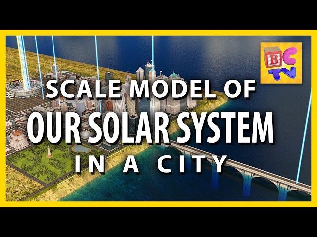 Our Solar System: Scale Model in a City | Brain Candy TV