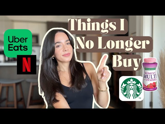 19 THINGS I NO LONGER BUY TO SAVE MONEY 💸