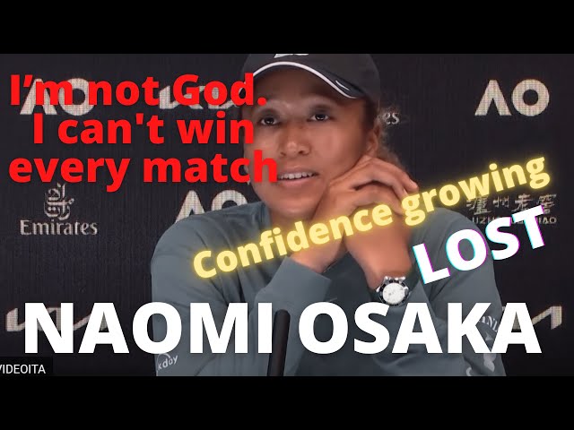 Naomi Osaka: "I can't win every time!" 🤗🤳🎾 Australian Open