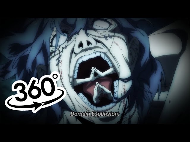 Jujutsu  - Mahito Domain Expansion 360 #VR  [4K] #jujutsukaisen