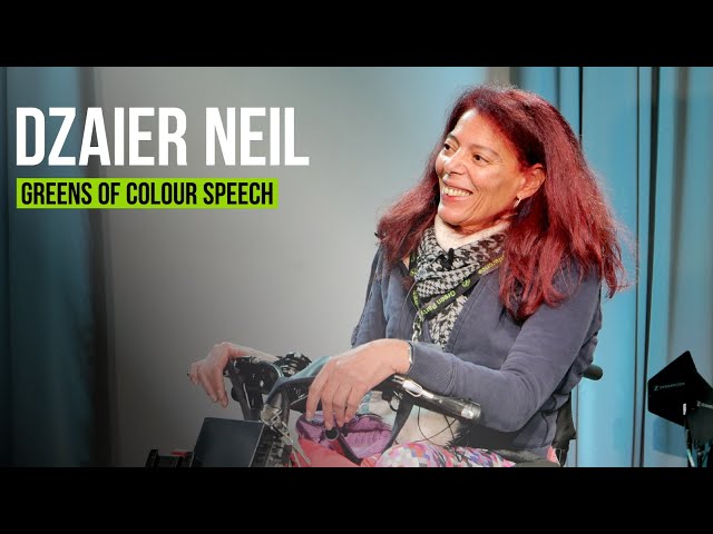 Dzaier Neil Greens of Colour Speech - Green Party Autumn Conference (2021)