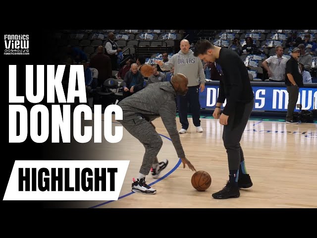 Luka Doncic Back in Action, Takes on Dallas Mavs Coach Pre-Game vs. Minnesota