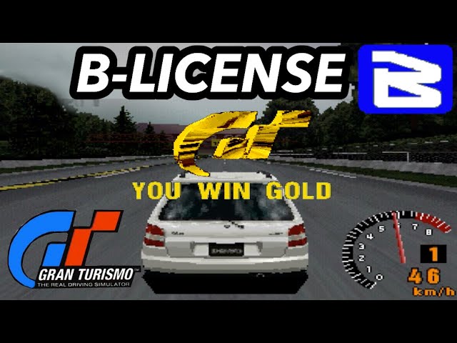 Gran Turismo 1 (PAL) - All Gold License Tests // B-License [HD]