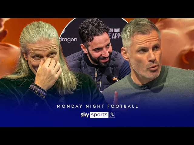 "Don't pour petrol on the flames." | Emmanuel Petit & Jamie Carragher baffled by Amorim's comments