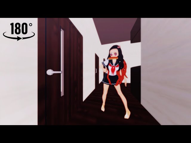 【鬼滅のMMD (VR180)】お帰り！お兄ちゃん！