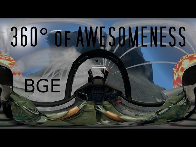 Fly a Jet [Interactive 360° Experience] Blender Game Engine