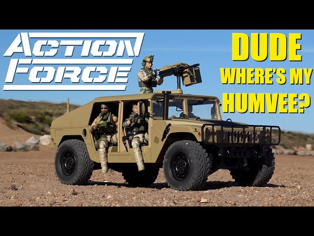 6" Scaled HUMVEE for Valaverse Action Force & GI Joe Classified Series Figures!